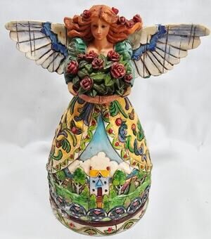Jim Shore Heartwood Creek 2006 Summer Restores The Soul Angel Figurine #4006721